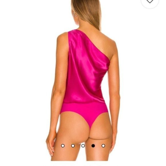 Cami NYC Darby Bodysuit in Magenta - Picture 3 of 11